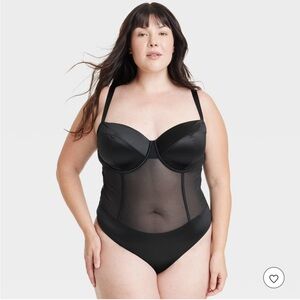 Auden Black Shapewear Bodysuit